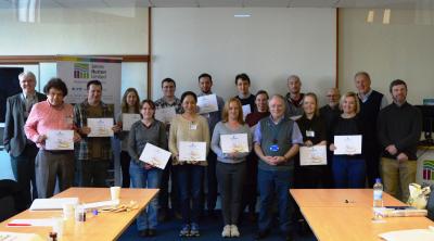 Lipid course attendees with certificate