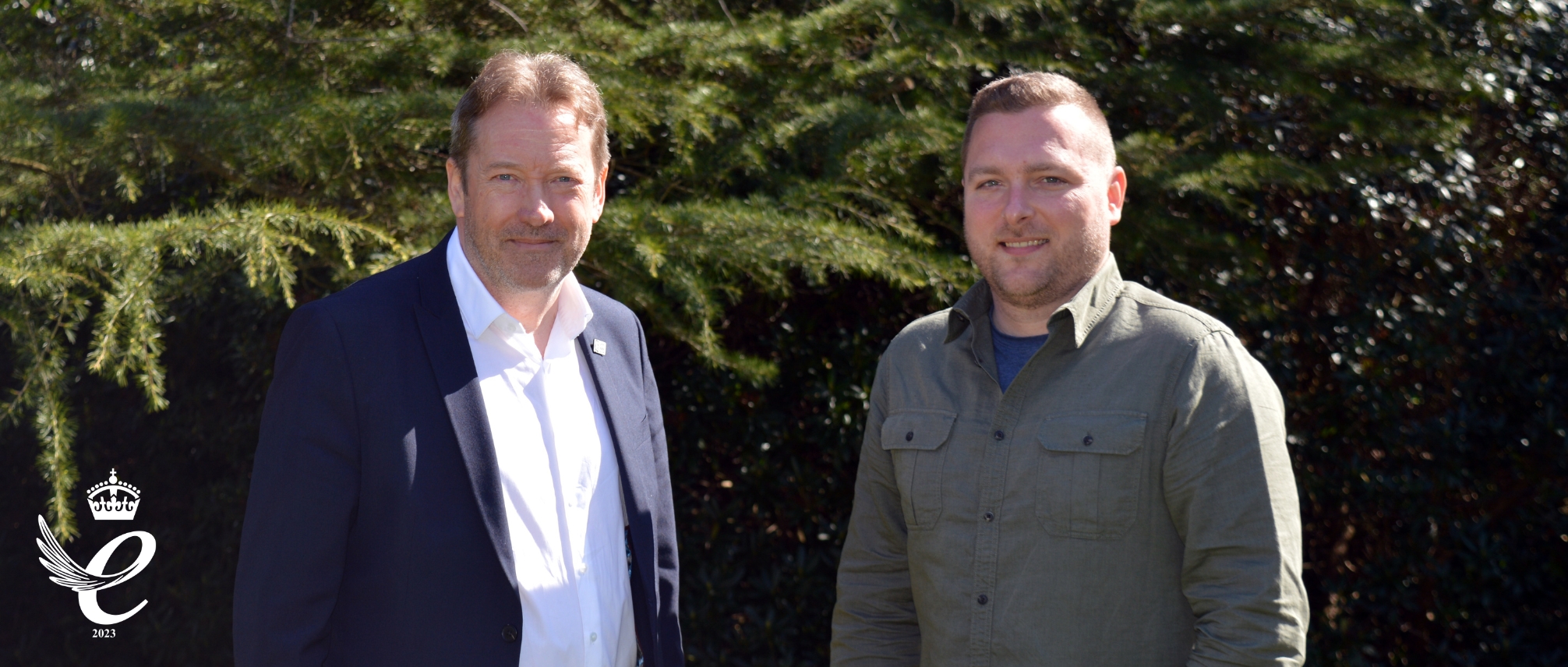 James Hutton Institute Chief Executive Colin Campbell & Sustainability Officer Stefan Jindra