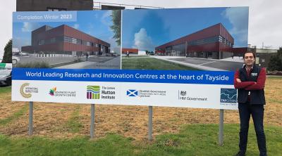 Ramin Ebrahimnejad joins James Hutton Limited as Business Development Manager for the Advanced Plant Growth Centre